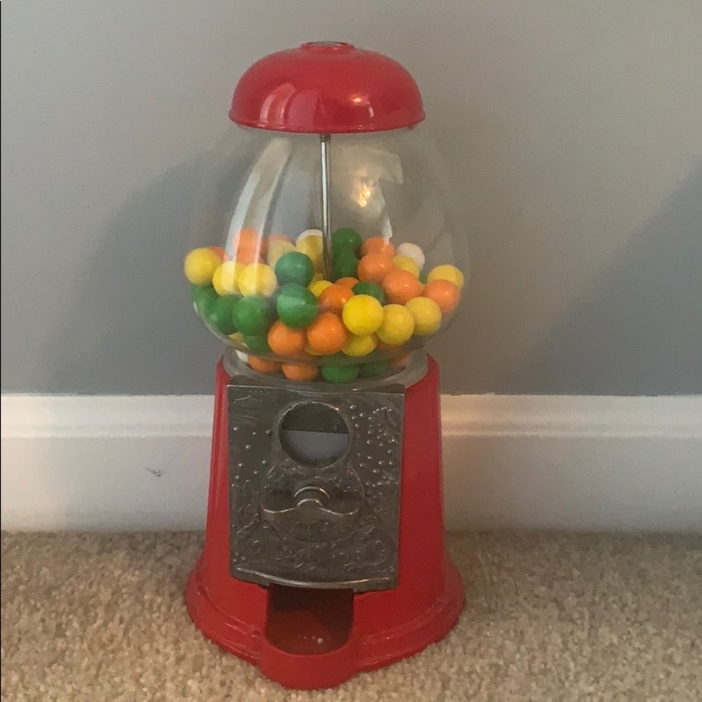 Mini gum ball machine